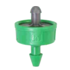 Dripper No drain and  Pressure compensating  (PCND)3 L/hr Green/Gray (Code:0295-www.vikon.in)